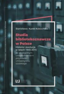 Okładka książki Studia bibliotekoznawcze w Polsce