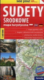 Opakowanie Sudety Środkowe mapa turystyczna 1:60 000