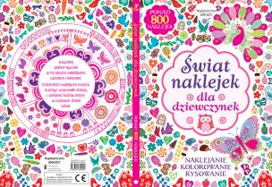 Okładka książki Świat naklejek dla dziewczynek