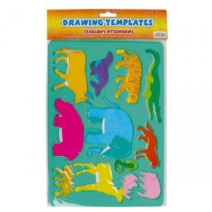 Opakowanie Szablon plastikowy zwierzaki