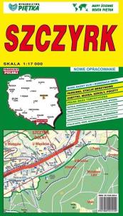 Opakowanie Szczyrk mapa samochodowa 1:17 000