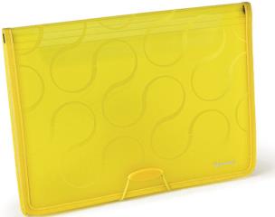 Opakowanie Teczka A4  z sześcioma przegrodami Omega Ex4315 Żółty