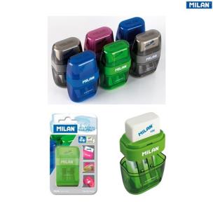 Opakowanie Temperówko - gumka MILAN COMPACT blister