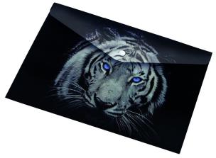 Okładka książki Tiger koperta na napę z nadrukiem A4 pp