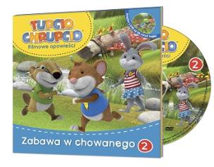 Okładka książki Tupcio Chrupcio. Zabawa w chowanegi  + DVD