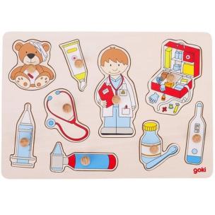 Opakowanie Układanka z uchwytami W gabinecie u lekarza