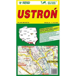 Opakowanie Ustroń mapa samochodowa 1:16 000