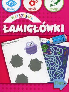 Okładka książki Wciągające łamigłówki widzę myślę rysuję