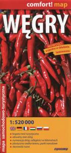 Opakowanie Węgry mapa samochodowa 1:520 000