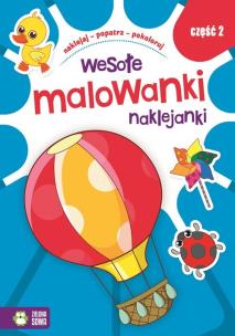 Okładka książki Wesołe Malowanki Naklejanki 2