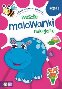 Okładka książki Wesołe Malowanki Naklejanki 3
