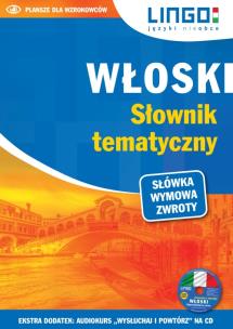 Okładka książki Włoski. Słownik tematyczny. Książka + CD
