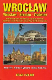 Okładka książki Wrocław - atlas, 1:20 000