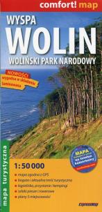 Opakowanie Wyspa Wolin Woliński Park Narodowy mapa turystyczna 1:50 000