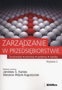 Okładka książki Zarządzanie w przedsiębiorstwie