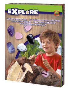 Opakowanie Zbieraj kamienie szlachetne różowe