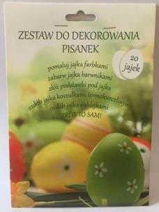 Okładka książki Zestaw do dekorowania pisanek Wielkanoc