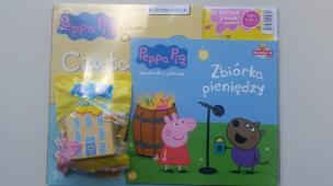 Okładka książki ZESTAWA PEPPA PIG 2 książeczki + zabawka