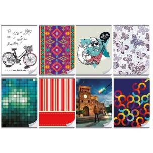 Opakowanie Zeszyt A5 w linie 96 kartek 10 sztuk mix