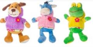 Opakowanie Zwierzątko Fikuś 18 cm, 3 wzory