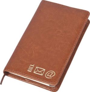 Opakowanie Adresownik A6 ekoskóra jasny brąz