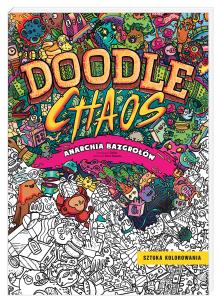 Okładka książki Anarchia bazgrołów. Książka do kolorowania