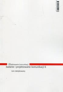 Okładka książki Badanie i projektowanie komunikacji 6