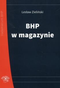 Okładka książki BHP w magazynie