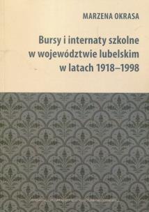 Okładka książki Bursy i internaty szkolne w województwie...