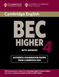 Opakowanie Cambridge BEC Higher 4 Student's Book with answers