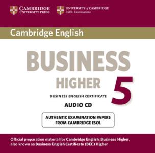Opakowanie Cambridge English Business Higher 5 Audio CD