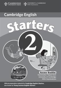 Opakowanie Cambridge English Starters 2 Answer Booklet