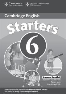 Opakowanie Cambridge English Starters 6 Answer Booklet