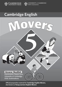 Opakowanie Cambridge Young Learners English Tests Movers 5 Answer Booklet