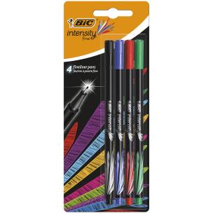 Opakowanie Cienkopisy BIC Intensity Fine 4 kolory