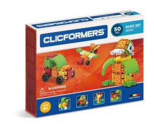 Clicformers 50 elementów. Wydawca: Clicstoys. Multiszop.pl Opakowanie Clicformers 50 elementów