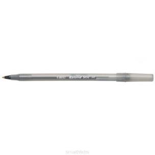 Opakowanie Długopis Round Stick czarny z kodem (60szt) BIC