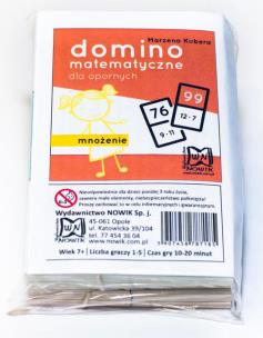 Okładka książki Domino matematyczne dla opornych - mnożenie