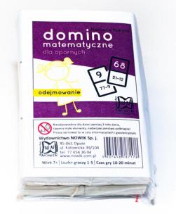 Okładka książki Domino matematyczne dla opornych - odejmowanie
