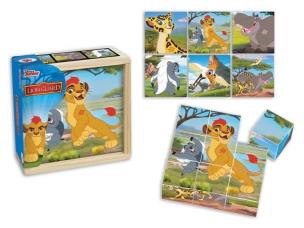 Okładka książki Drewniane klocki Król Lew