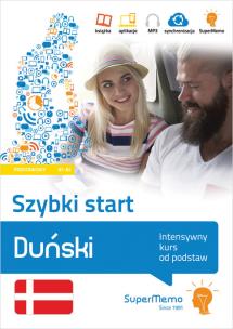 Okładka książki Duński Szybki start Intensywny kurs od podstaw poziom podstawowy A1-A2