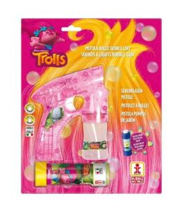 Opakowanie Duży pistolet do robienia baniek Trolle różowy