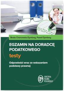 Okładka książki Egzamin na doradcę podatkowego Testy