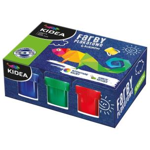 Opakowanie Farby plakatowe 6 kolorów x 20ml DERFORM