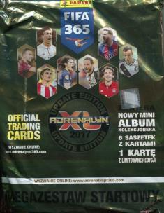 Opakowanie FIFA 365 Update Edition 2017 Megazestaw startowy + 1 karta limitowana