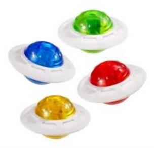 Opakowanie Gumka i Temperówka UFO CDU mix (12szt)