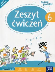 Okładka książki J. Polski SP 6 Teraz polski! ćw NE