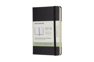 Opakowanie Kalendarz tygodniowy Moleskine 18M P czarny