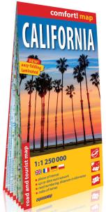 Okładka książki Kalifornia (California) comfort! map laminowana mapa samochodowo - turystyczna 1:1 250 000