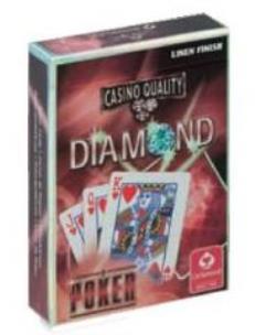 Opakowanie Karty do gry DIAMOND Poker linen Cartamundi